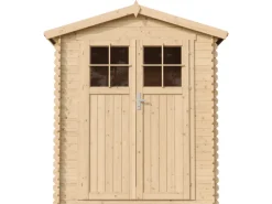 Timbela Holz-Gartenhaus M320F Beige Braun 2,82 m² FSC®