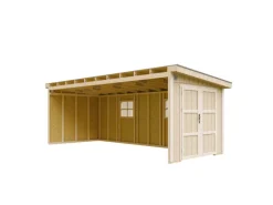 Timbela Premium-Schuppen M941B Beige Braun 14,3 m² FSC®