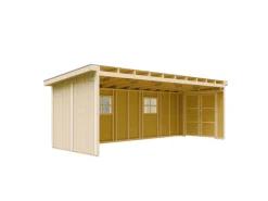 Timbela Premium-Schuppen M941B Beige Braun 14,3 m² FSC®