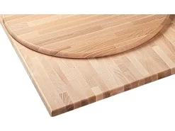 Tischplatte rund Buche Ø 100 cm x 2,8 cm FSC®