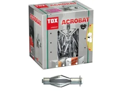 TOX Metall-Hohlraumdübel Acrobat M6 x 52 mm mit Metrischer Schraube M6 x 58 mm