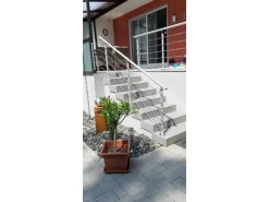 Treba Geländer-Set AB6 Bodenmontage 150 cm Aluminium Eloxiert