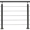 Treba Geländer-Set AB10 Bodenmontage 150 cm Aluminium Anthrazit
