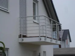 Treba Geländer-Set AB5 Seitliche Montage 150 cm Aluminium Eloxiert