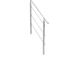 Treba Geländer-Set AluTop für Außenwangentreppe Alaska 150 cm Aluminium