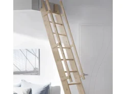 Treppen Intercon Raumspartreppe Easy Step Massivholz Fichte Beidseitiges Geländer