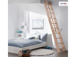 Treppen Intercon Raumspartreppe Easy Step Massivholz Buche Einseitiges Geländer