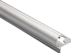 Treppenprofil Alu eloxiert Silber matt 10 mm x 2,7 m