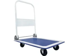 TroniTechnik Transportwagen Plattformwagen klappbar - 150 kg Tragkraft mit Antirutschbeschichtung - Ladefläche 72x48 cm