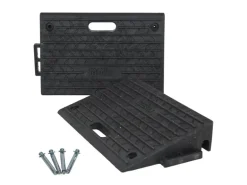 TRUTZHOLM Bordsteinrampe 2er Set 50x32x10cm Tragkraft 2t Gummi