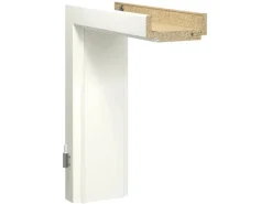 Türzarge Brillant Weißlack 198,5 cm x 73,5 cm x 8 cm DIN Links