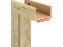 Türzarge CPL Eiche Hamilton 86 cm x 198,5 cm Wandstärke 26-28 cm Anschlag R