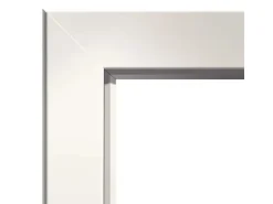 Türzarge Dekor Weiß ähnl. RAL 9010 (GA24) 86,0 cm x 198,5 cm x 14,5 cm Li und Re