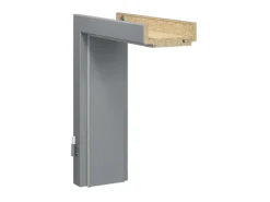 Türzarge GLN747 Staubgrau 98,5 cm x 198,5 cm x 33 cm Anschlag R