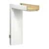 Türzarge GL22R CPL Esche Pore Weiß 86 cm x 198,5 cm x 14,5 cm Anschlag L