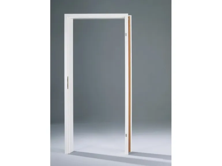 Türzarge Weiß lackiert ähnl. RAL 9010 profiliert 86,0 cm x 198,5 cm x 27,0 cm Re