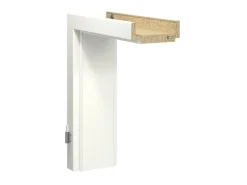 Türzarge Weiß lackiert ähnl. RAL9016 61 cm x 198,5 cm x 8 cm Re