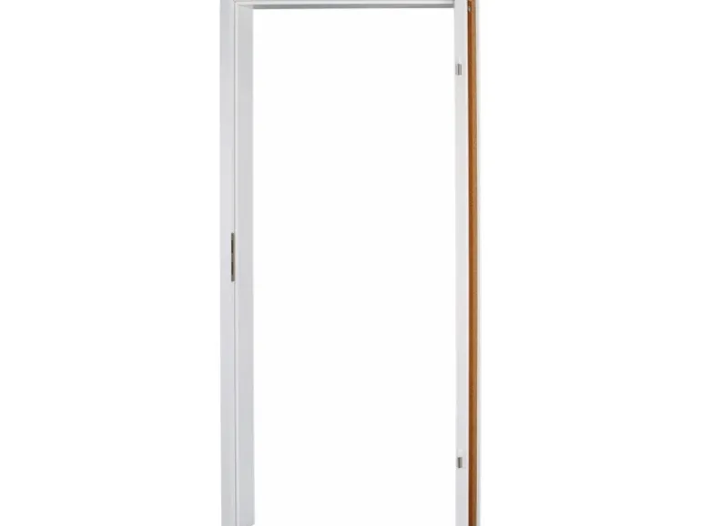 Türzarge Weiß lackiert ähnl. RAL 9010 profiliert 86,0 cm x 198,5 cm x 12,5 cm Li