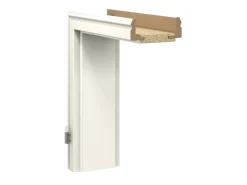 Türzarge Weiß lackiert ähnl. RAL9016 profiliert 86 cm x 198,5 cm x 10 cm Li