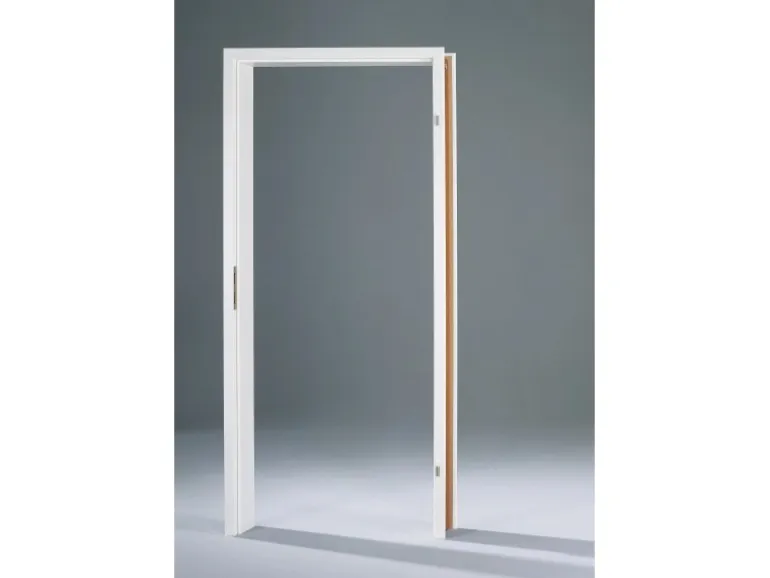 Türzarge Weiß lackiert ähnl. RAL 9010 profiliert 73,5 cm x 198,5 cm x 16,5 cm Li