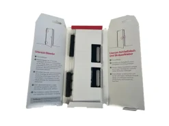 Türzubehör Umrüstset für Zimmertüren und Türzargen Bänder Farbe Schwarz-Matt