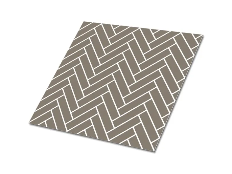 Tulup PVC Fliesen Selbstklebende 30 cm x 30 cm Set von 9 Klassische Klebefliesen Vinyl Bodenfliesen Klebefliesen für Küche Fischgrät