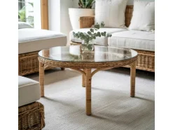 Tulup Tischplatte Glasplatte Tisch Transparent 100x100 cm Klarglas Tischplatte Runde Tischplatte Ersatzplatte aus Glas für Tisch