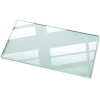 Tulup Tischplatte Klare Glastischplatte 140x70 cm Glastischplatte Transparent Rechteckige Glasplatte für Tisch Transparente Glastischplatte