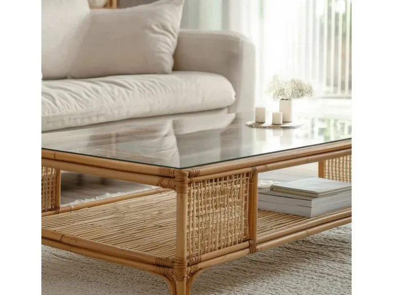 Tulup Tischplatte Klare Glastischplatte 140x70 cm Glastischplatte Transparent Rechteckige Glasplatte für Tisch Transparente Glastischplatte