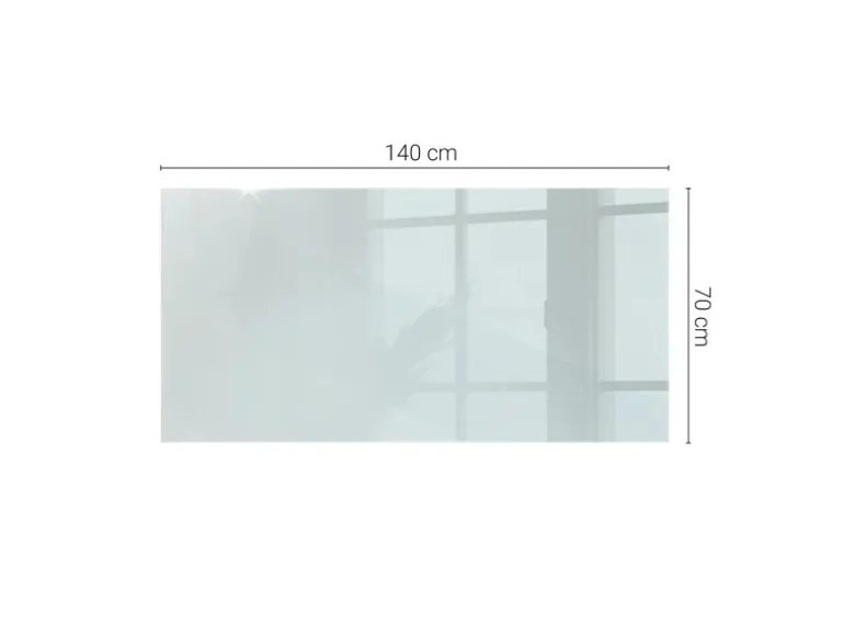 Tulup Tischplatte Klare Glastischplatte 140x70 cm Glastischplatte Transparent Rechteckige Glasplatte für Tisch Transparente Glastischplatte
