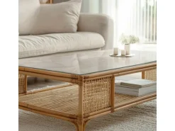 Tulup Tischplatte Marmor-Texturmuster Couchtisch Platte 120x80 cm Cremig Tischplatte Tischplatte Rund Couchtischplatte