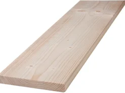 Universalbrett Fichte/Tanne 4-seitig gehobelt gefast 27 mm x 144 mm x 2.500 mm