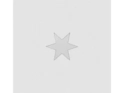 Vabene Dekorfliese Bellissima Stern Bianco 60 cm x 60 cm