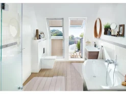 Velux Dachbalkon-Unterteil Fest Weiß Lackiert 109 cm x 78 cm