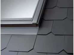 Velux Eindeckrahmen Schiefer Schichtstück 160 cm x 114 cm Anthrazit