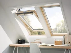 Velux Schwingfenster GGL Klar Lackiert Schallschutz 140 cm x 94 cm