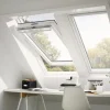 Velux Schwingfenster GGU Polyurethan Einbruch Schutz 78 cm x 55 cm Weiß