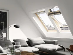 Velux Solarfenster GGL Integra Klar Lackiert Thermo Alu 140 cm x 134 cm