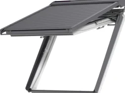 Velux Solar-Rollladen SST SK08 0000 Aluminium Dunkelgrau 114 x 140 cm