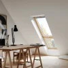 Velux Zusatzelement Dachschräge GIL Klar Lackiert Thermo Alu 92 cm x 78 cm