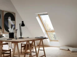 Velux Zusatzelement Dachschräge GIL Klar Lackiert Thermo Alu 92 cm x 78 cm