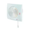 VENTS Axialer Abluftventilator Für Wand Quiet 150 VT Mit Zugschalter & Nachlauf