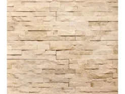 Verblender Quarzit Weiß 15 cm x 60 cm