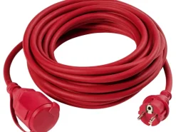 Verlängerungskabel 10 m Rot H07RN-F3G1.5