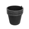 ViD 5 Stück Betoneimer 5 Liter Ø24 x 19 cm