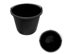 ViD 5 Stück Betoneimer 5 Liter Ø24 x 19 cm