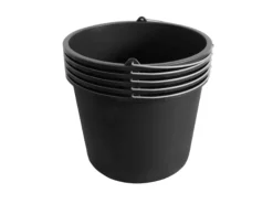 ViD 5 Stück Betoneimer 16 Liter Ø33 x 27 cm