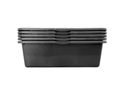 ViD 5 Stück Betonkübel 40 Liter 70x40x22 cm