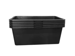 ViD 5 Stück Betonkübel 80 Liter 78x49x29 cm