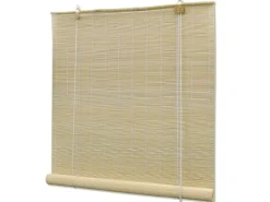 vidaXL Bambusrollo 140x220 cm Natur